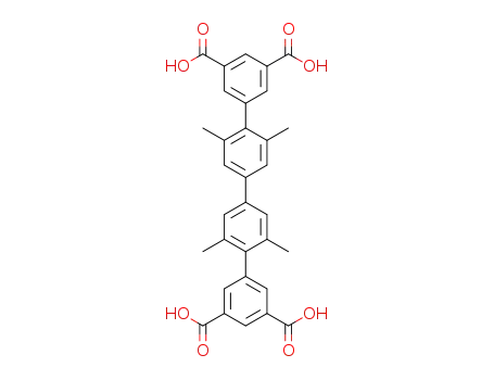 2′,3″,5″,6′-tetramethyl-[1,1′:4′,1″:4″,1?-quaterphenyl]3,3?,5,5?-tetracarboxylic acid