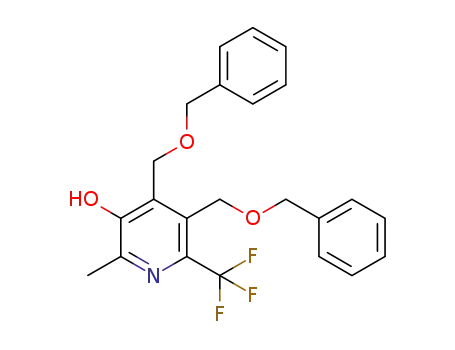 α4,α5-di-O-benzyl-6-(trifluoromethyl)pyridoxine