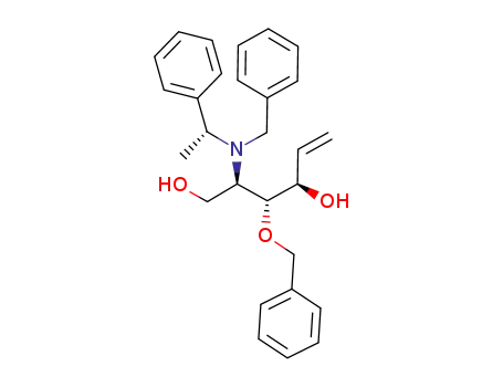 (R,R,R,R)-4-benzyloxy-5-[N-benzyl-N-(α-methylbenzyl)amino]hex-1-en-3,6-diol