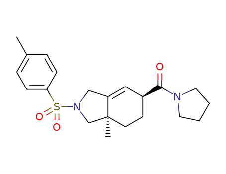 (5S,7aR)-(-)-[7a-methyl-2-(toluene-4-sulfonyl)-2,3,5,6,7,7a-hexahydro-1H-isoindol-5-yl]pyrrolidin-1-yl-methanone