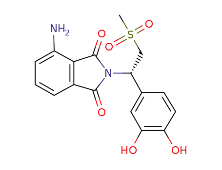 (S)-4-Amino-2-[1-(3,4-dihydroxy-phenyl)-2-methanesulfonyl-ethyl]-isoindole-1,3-dione