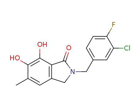 C<sub>16</sub>H<sub>13</sub>ClFNO<sub>3</sub>