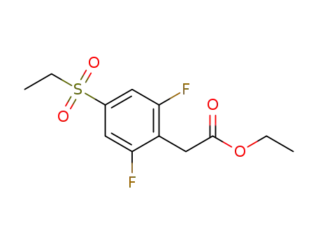 ethyl 2-(4-(ethylsulfonyl)-2,6-difluorophenyl)acetate