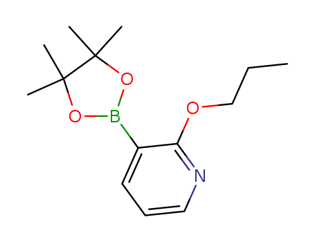 Pyridine, 2-propoxy-3-(4,4,5,5-tetramethyl-1,3,2-dioxaborolan-2-yl)-