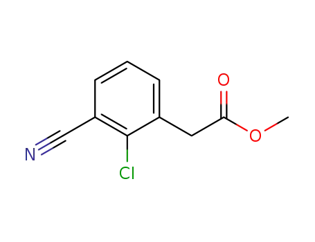 2-chloro-3-cyanophenylacetic acid methyl ester