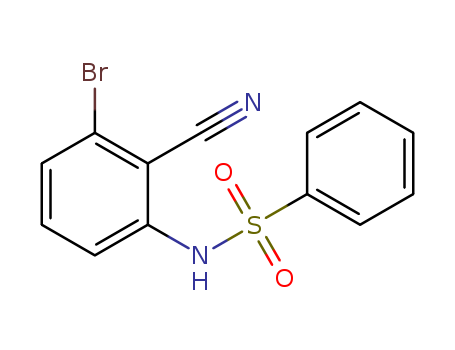 N-(3-bromo-2-cyanophenyl)-benzenesulfonamide