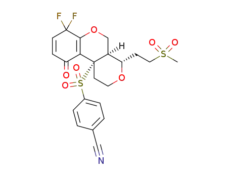 C<sub>22</sub>H<sub>21</sub>F<sub>2</sub>NO<sub>7</sub>S<sub>2</sub>
