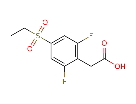 2-(4-(ethylsulfonyl)-2,6-difluorophenyl)acetic acid