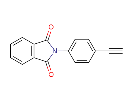 Molecular Structure of 73819-75-7 (2-(4-ethynylphenyl)isoindoline-1,3-dione)
