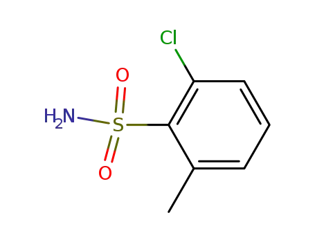 Molecular Structure of 90196-33-1 (Benzenesulfonamide, 2-chloro-6-methyl-)