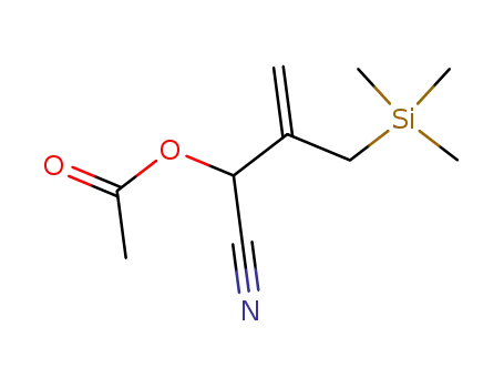 3-Butenenitrile, 2-(acetyloxy)-3-[(trimethylsilyl)methyl]-