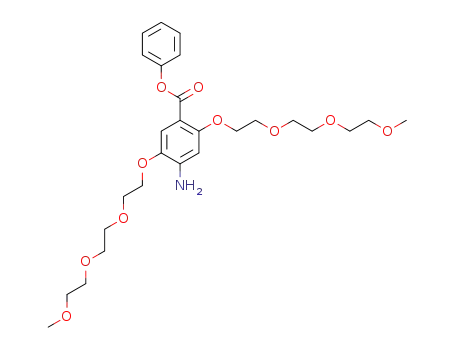 phenyl 4-amino-2,5-bis(2-(2-(2-methoxyethoxy)ethoxy)ethoxy)benzoate
