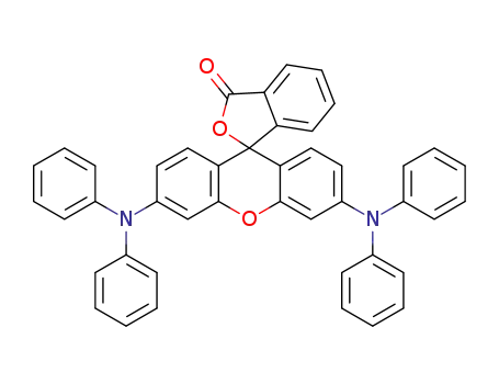 Molecular Structure of 80323-08-6 (3',6'-Bis(diphenylamino)spiro[isobenzofuran-1(3H),9'-[9H]xanthen]-3-one)