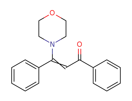 Molecular Structure of 5666-02-4 (3-(morpholin-4-yl)-1,3-diphenylprop-2-en-1-one)