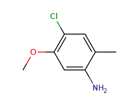 Molecular Structure of 62492-42-6 (4-chloro-5-Methoxy-2-Methylaniline)