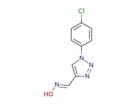 (E)-1-(4-chlorophenyl)-1H-1,2,3-triazole-4-carbaldehyde oxime