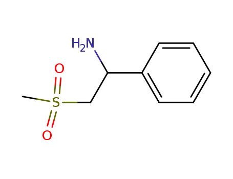 Molecular Structure of 106052-81-7 (Benzenemethanamine, a-[(methylsulfonyl)methyl]-)