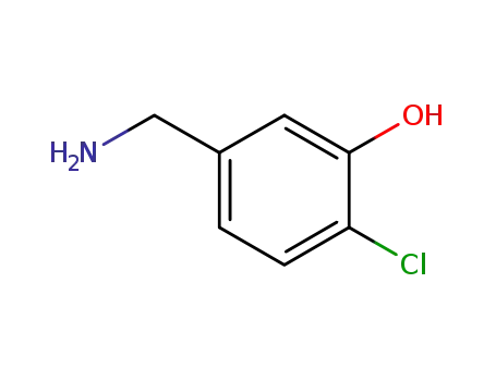 Molecular Structure of 943816-63-5 (Phenol,  5-(aminomethyl)-2-chloro-)