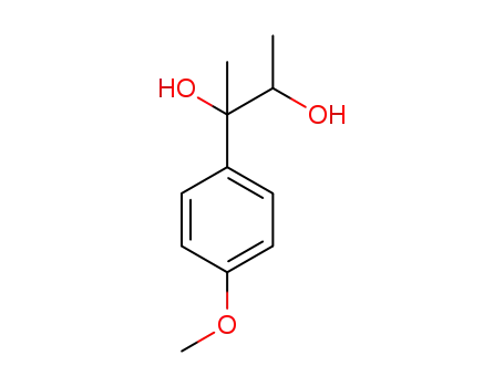 Molecular Structure of 7142-71-4 (2-(4-methoxyphenyl)butane-2,3-diol)