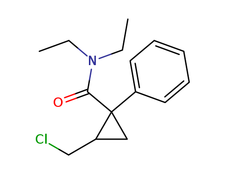 1-phenyl-1-diethylaminocarbonyl-2-chloromethylcyclopropane