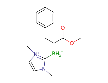 (1,3-dimethyl-1H-imidazol-3-ium-2-yl)(1-methoxy-1-oxo-3-phenylpropan-2-yl)dihydroborate