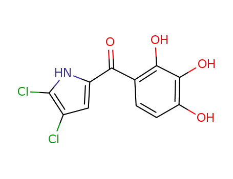(4,5-dichloro-1H-pyrrol-2-yl)(2,3,4-trihydroxyphenyl)methanone