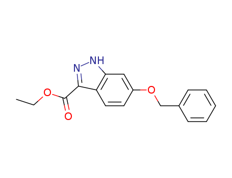 1H-Indazole-3-carboxylicacid, 6-(phenylmethoxy)-, ethyl ester