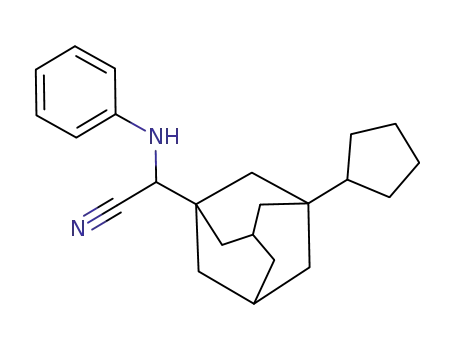 3-cyclopentyl-α-phenylamino-1-tricyclo[3.3.1.1<sup>3,7</sup>]decaneacetonitrile