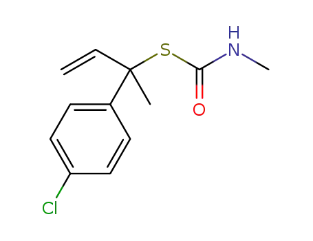 Molecular Structure of 1558810-52-8 (S-2-(4-chlorophenyl)but-3-en-2-yl methylcarbamothioate)