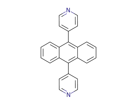 Molecular Structure of 194861-72-8 (Pyridine, 4,4'-(9,10-anthracenediyl)bis-)
