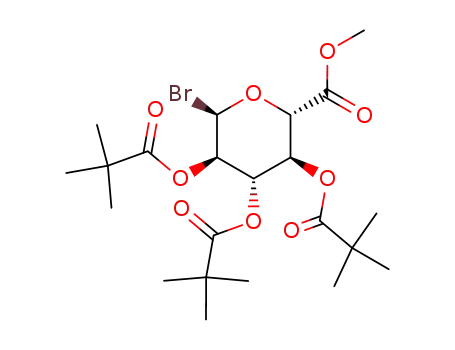 methyl 1-bromo-1-desoxy-O<sup>2</sup>,O<sup>3</sup>,O<sup>4</sup>-tri(2,2-dimethyl-1-oxopropyl)-α-D-glucuronate