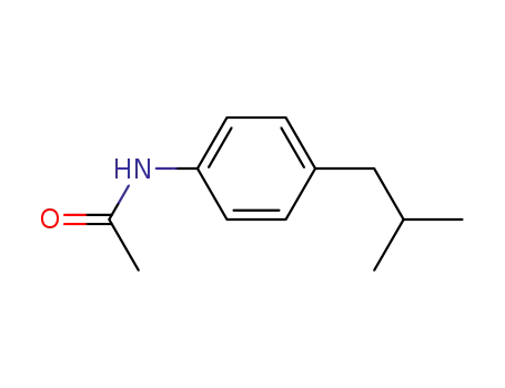 Molecular Structure of 20331-32-2 (N-<4-(2-methylpropyl)phenyl>acetamide)