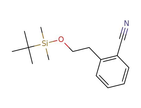 2-(2-((tert-butyldimethylsilyl)oxy)ethyl)benzonitrile