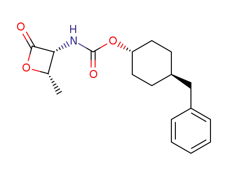 (1r,4r)-(4-benzylcyclohexyl) N-[(2S,3R)-2-methyl-4-oxooxetan-3-yl]carbamate