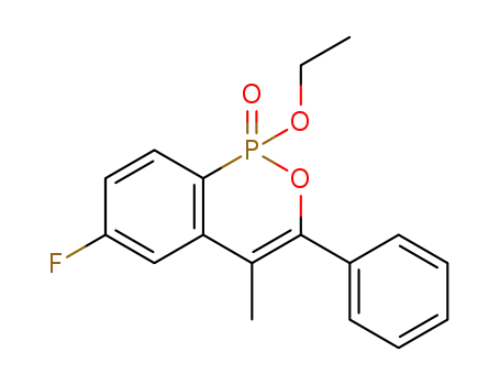 3-phenyl-4-methyl-1-ethoxy-6-fluoro-benz[c-1,2]oxaphosphinine 1-oxide