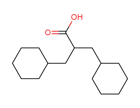 Molecular Structure of 102617-49-2 (Cyclohexanepropanoic acid, a-(cyclohexylmethyl)-)
