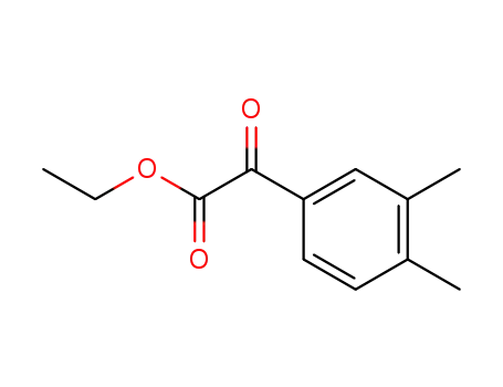 Molecular Structure of 80120-32-7 (ETHYL 3,4-DIMETHYLBENZOYLFORMATE)