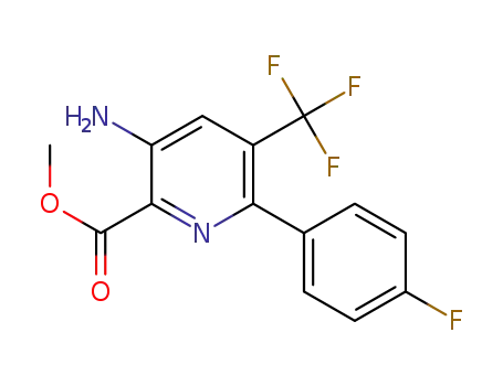 methyl 3-amino-6-(4-fluorophenyl)-5-(trifluoromethyl)picolinate