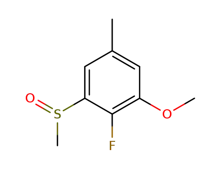 2-fluoro-1-methoxy-5-methyl-3-(methylsulfinyl)benzene