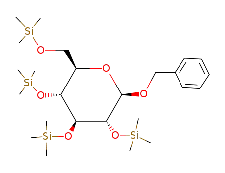 benzyl 2,3,4,6-tetra-O-trimethylsilyl-β-D-glucopyranoside