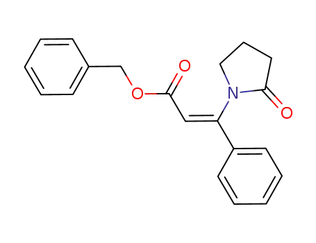 (Z)-benzyl 3-(2-oxopyrrolidin-1-yl)-3-phenylacrylate