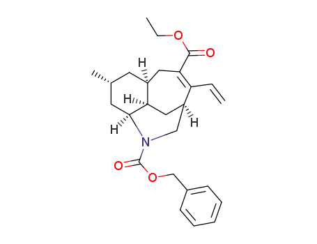 (1S,3R,4aS,8S,9aR)-11-benzyl 6-ethyl 3-methyl-7-vinyl-2,3,4,4a,5,8,9,9a-octahydro-1H-1,8-(epiminomethano)benzo[7]annulene-6,11-dicarboxylate