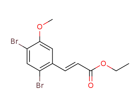 (E)-ethyl 3-(2,4-dibromo-5-methoxyphenyl)acrylate