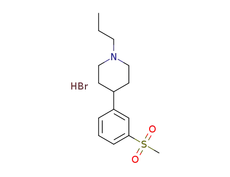 4-(3-methanesulfonylphenyl)-1-propylpiperidine hydrobromide