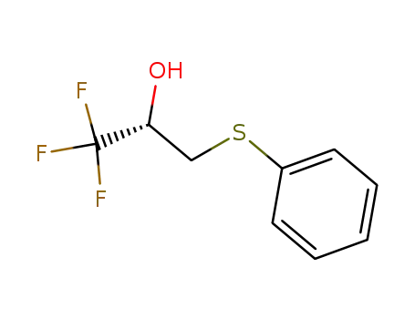 Molecular Structure of 147730-41-4 ((2S)-1,1,1-trifluoro-3-phenylsulfanyl-propan-2-ol)