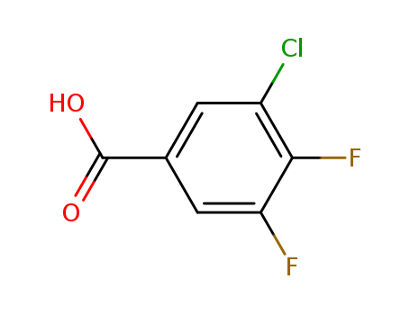 3-Chloro-4,5-Difluorobenzoic Acid cas no. 150444-95-4 98%