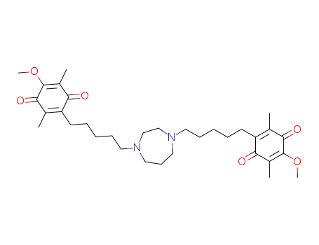6,6'-(5,5'-(1,4-diazepane-1,4-diyl)bis(pentane-5,1-diyl))bis(3-methoxy-2,5-dimethylcyclohexa-2,5-diene-1,4-dione)