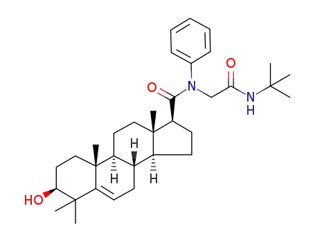 (17β)-N-((t-butylcarbamoyl)methyl)-N-phenyl-4,4-dimethyl-3-hydroxyandrost-5-ene-17-carboxamide