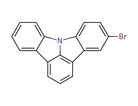 Molecular Structure of 109589-98-2 (5-bromoindolo[3,2,1-jk]carbazole)