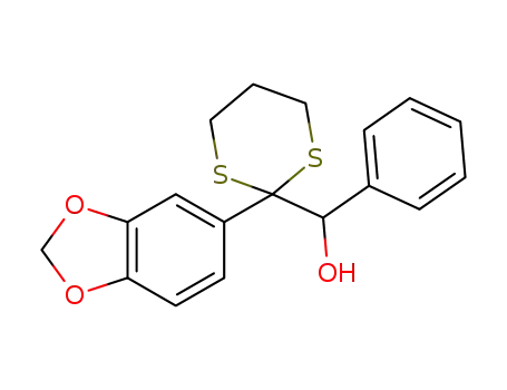 (2-(benzo[d][1,3]dioxol-5-yl)-1,3-dithian-2-yl)(phenyl)methanol